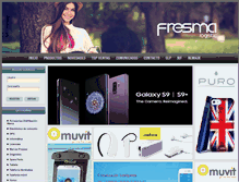 Tablet Screenshot of fresmalogistic.com